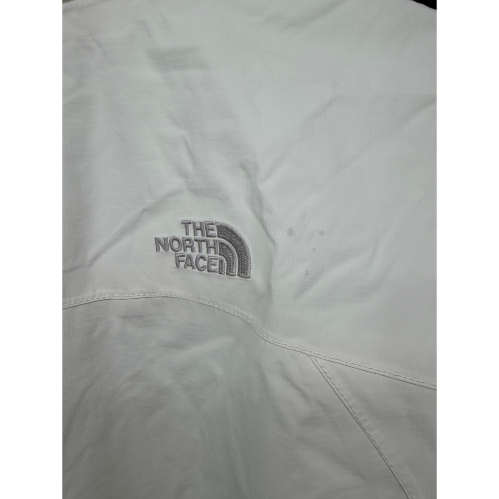 The North Face HyVent Jacket Womens S White Good Waterproof Hooded Rain Coat - Picture 7 of 16